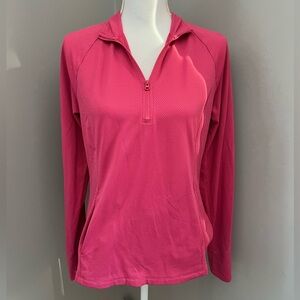 Tommy Bahama Golf Hot Long Sleeve 1/2 Zip Neck Knit UPF50 Shirt